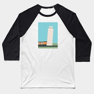 Leaning Tower of Pisa, Italy Baseball T-Shirt